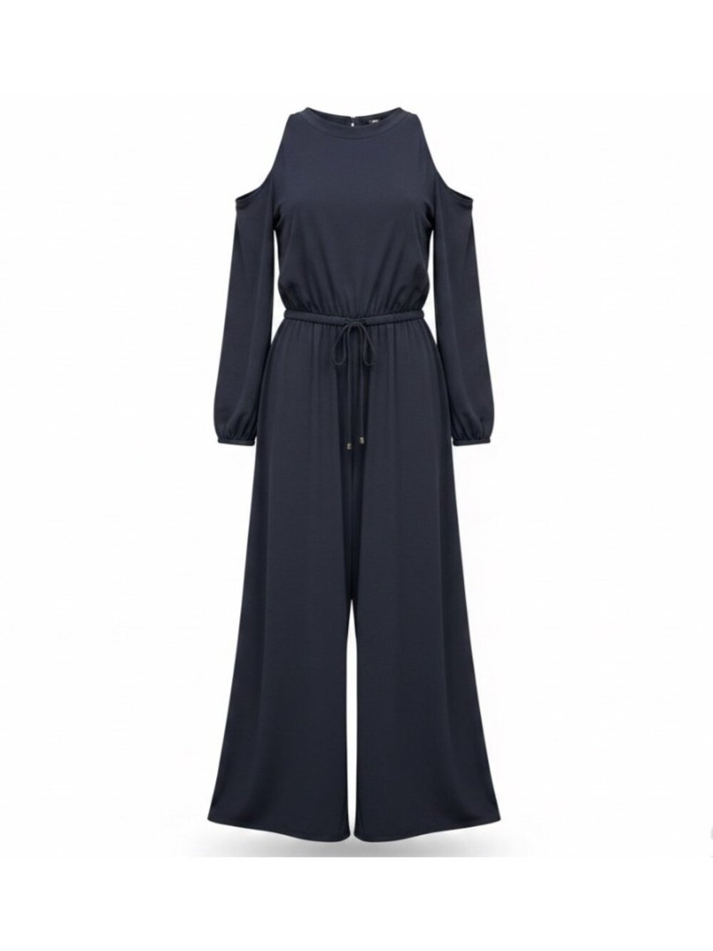 International Concepts Womens Black Cold Shoulder Jumpsuit Size S